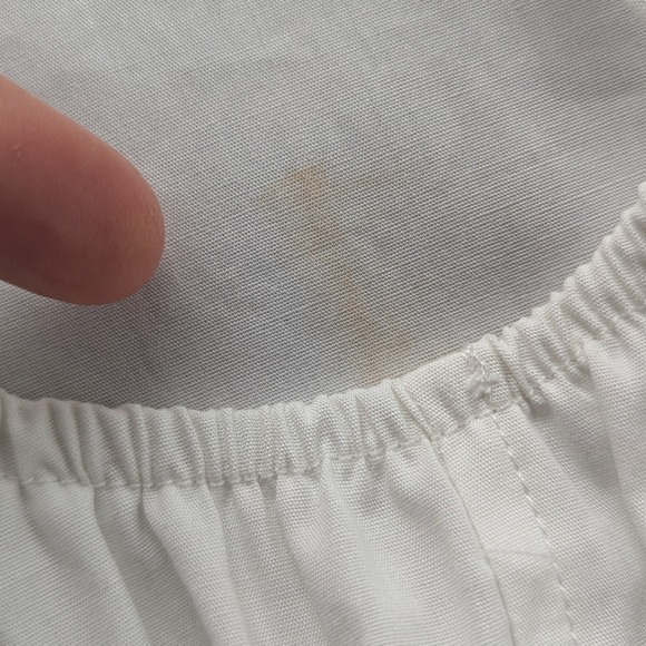 Banana Republic Puff Sleeve‎ Crop Top White S NWT - Picture 8 of 10